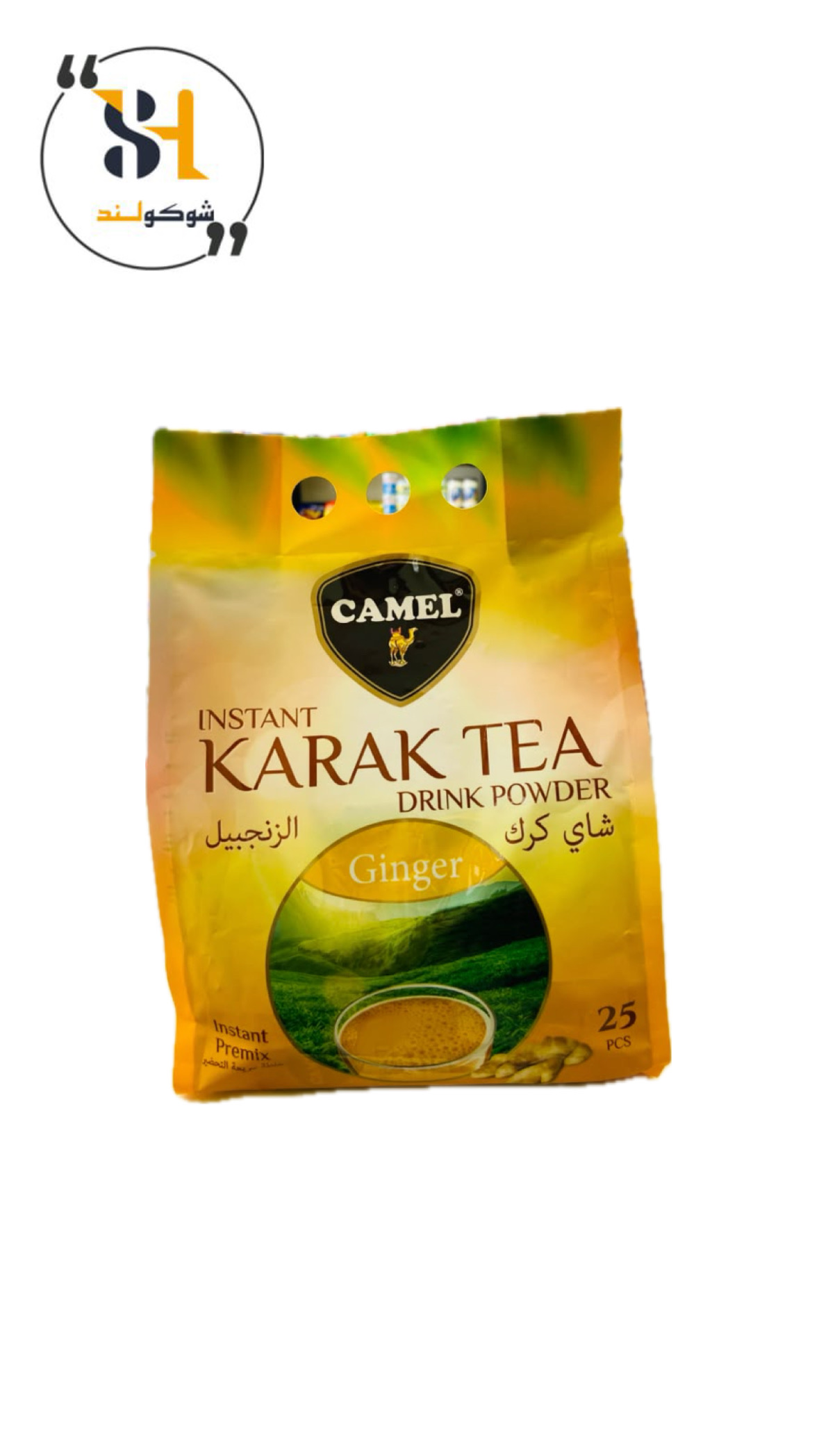 چای کرک 25 ساشه کمل طعم زنجبیل